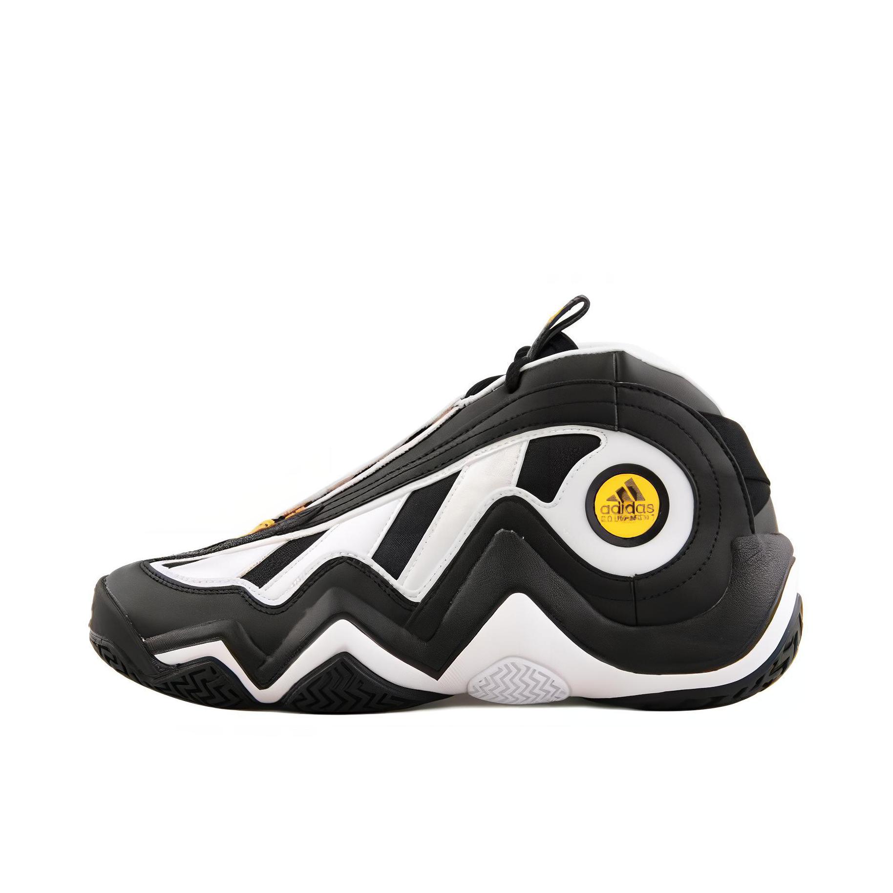 推荐商品：adidas Crazy 97 篮球鞋 防滑耐磨复古透气减震包裹性实战轻便中帮 Kobe Bryant 黑白