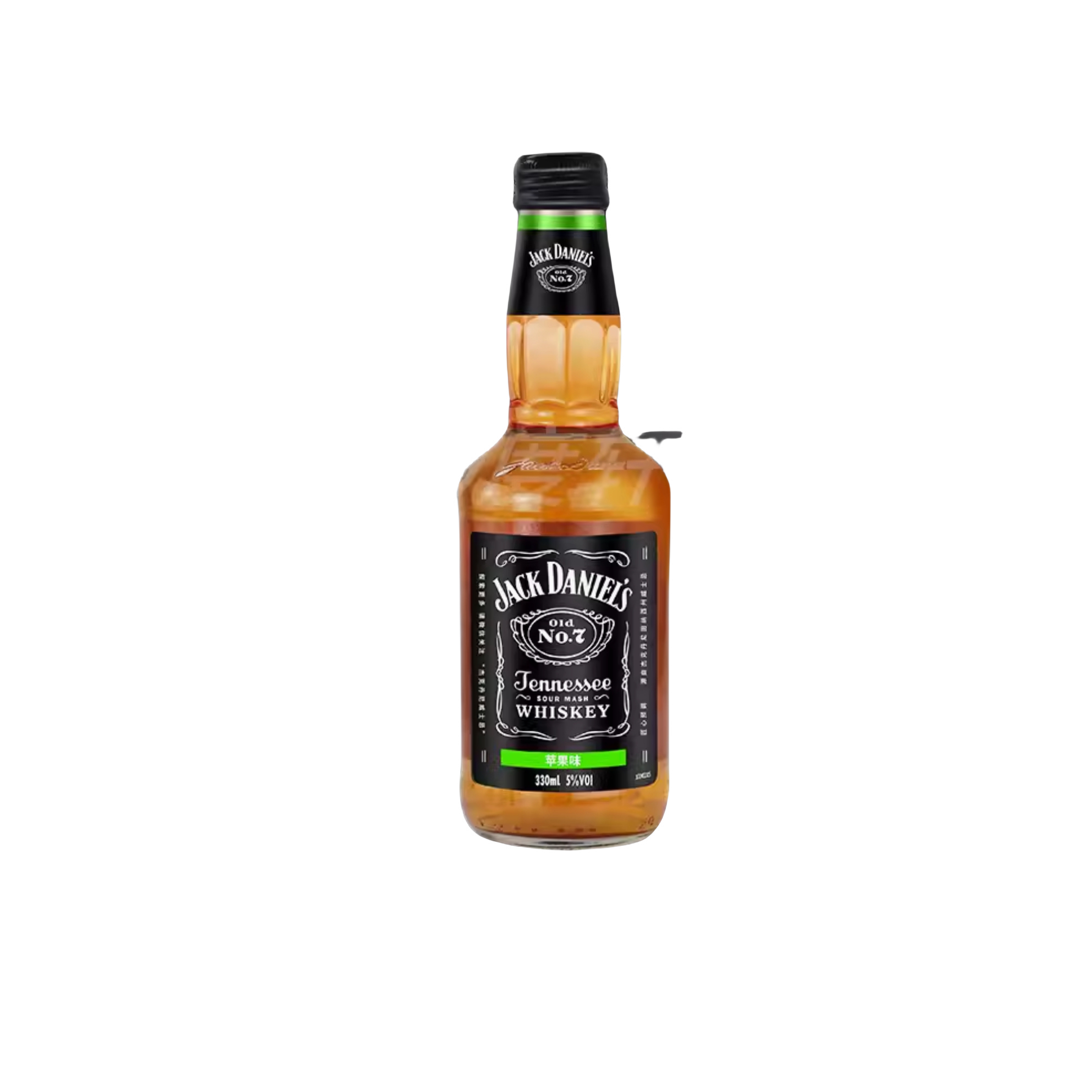 推荐商品：Jack Daniels/杰克丹尼 威士忌预调酒 5%vol 330mL/瓶 箱装 苹果味