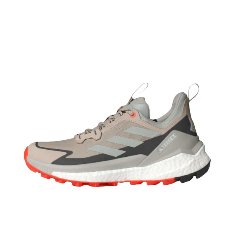 推荐商品：adidas Terrex Free Hiker 2 缓震透气 防滑耐磨 舒适轻便 防水 百搭 户外 徒步鞋 男款/米色/黑色/橙色