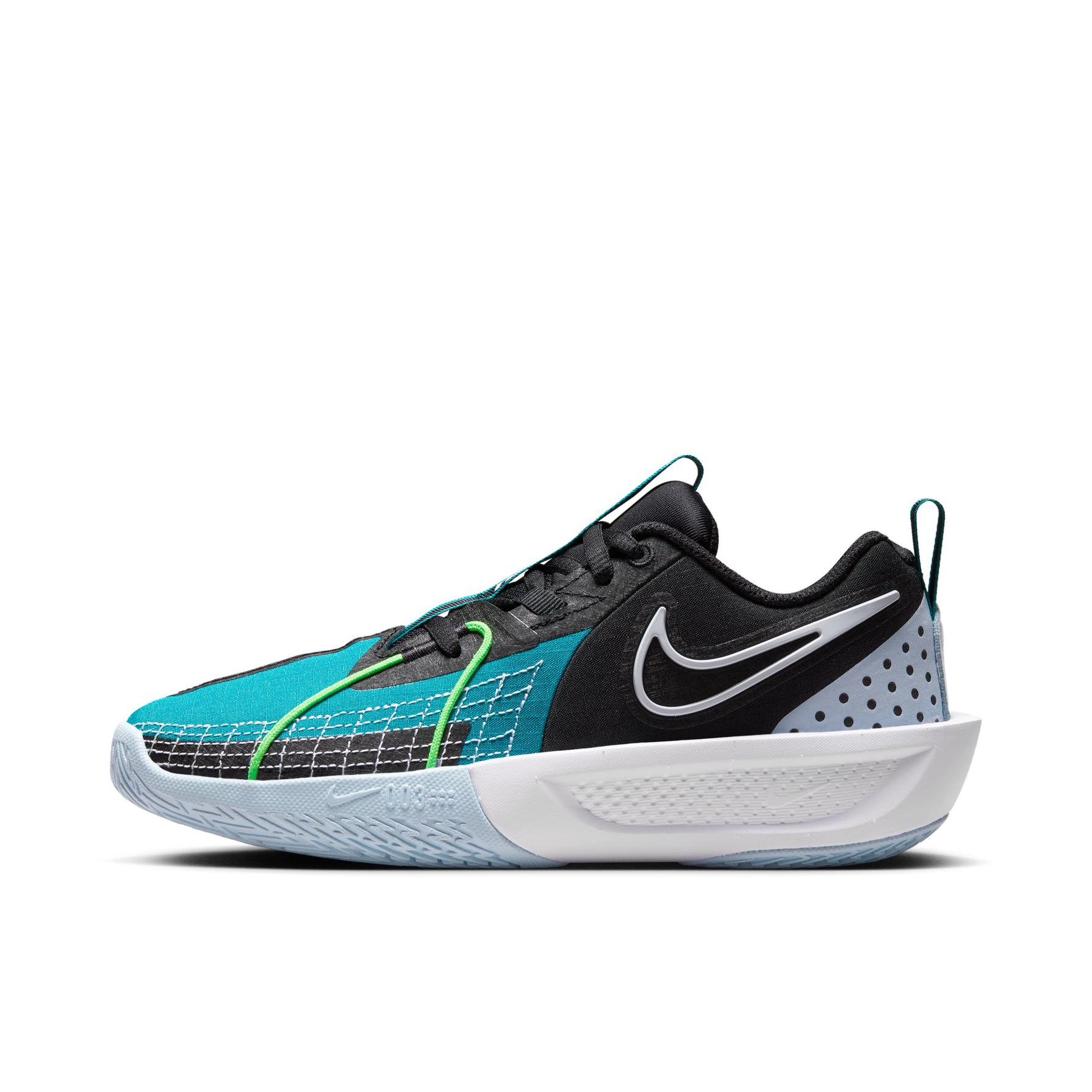 推荐商品：Nike Air Zoom G.T. Cut 3 篮球鞋 ZoomX泡棉抓地抗扭包裹性缓震回弹 大童/黑色/绿色/白色