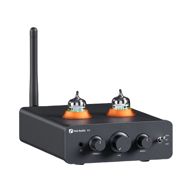 推荐商品：Fosi Audio P3 专业音频 前置放大器 HiFi发烧 无线蓝牙 桌面复古