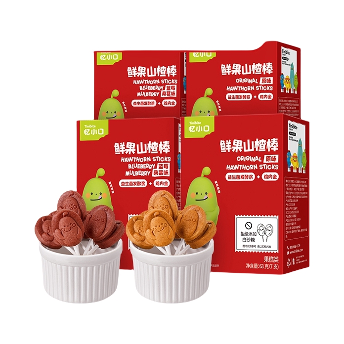 推荐商品：忆小口/tinibite 儿童鲜果山楂棒开胃无添加白砂糖