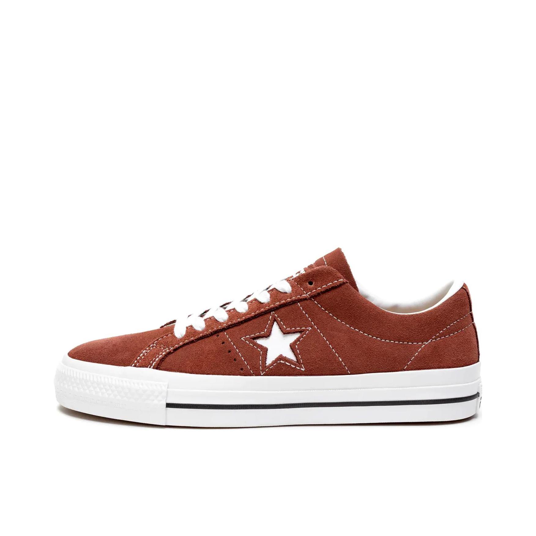 推荐商品：Converse/匡威 One Star Pro 翻毛皮 潮流复古 舒适 耐磨 防滑 板鞋 棕褐