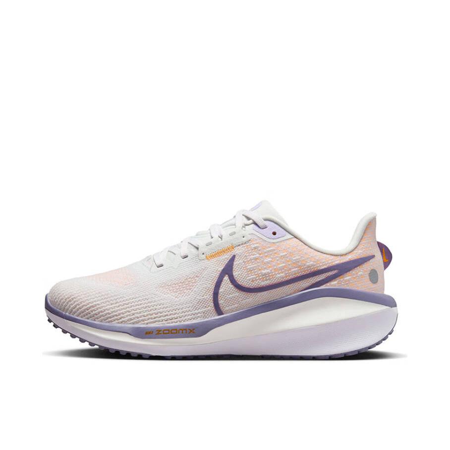 推荐商品：Nike Zoom Vomero 17 跑鞋 健身训练轻便缓震简约圆头回弹 白色/紫色