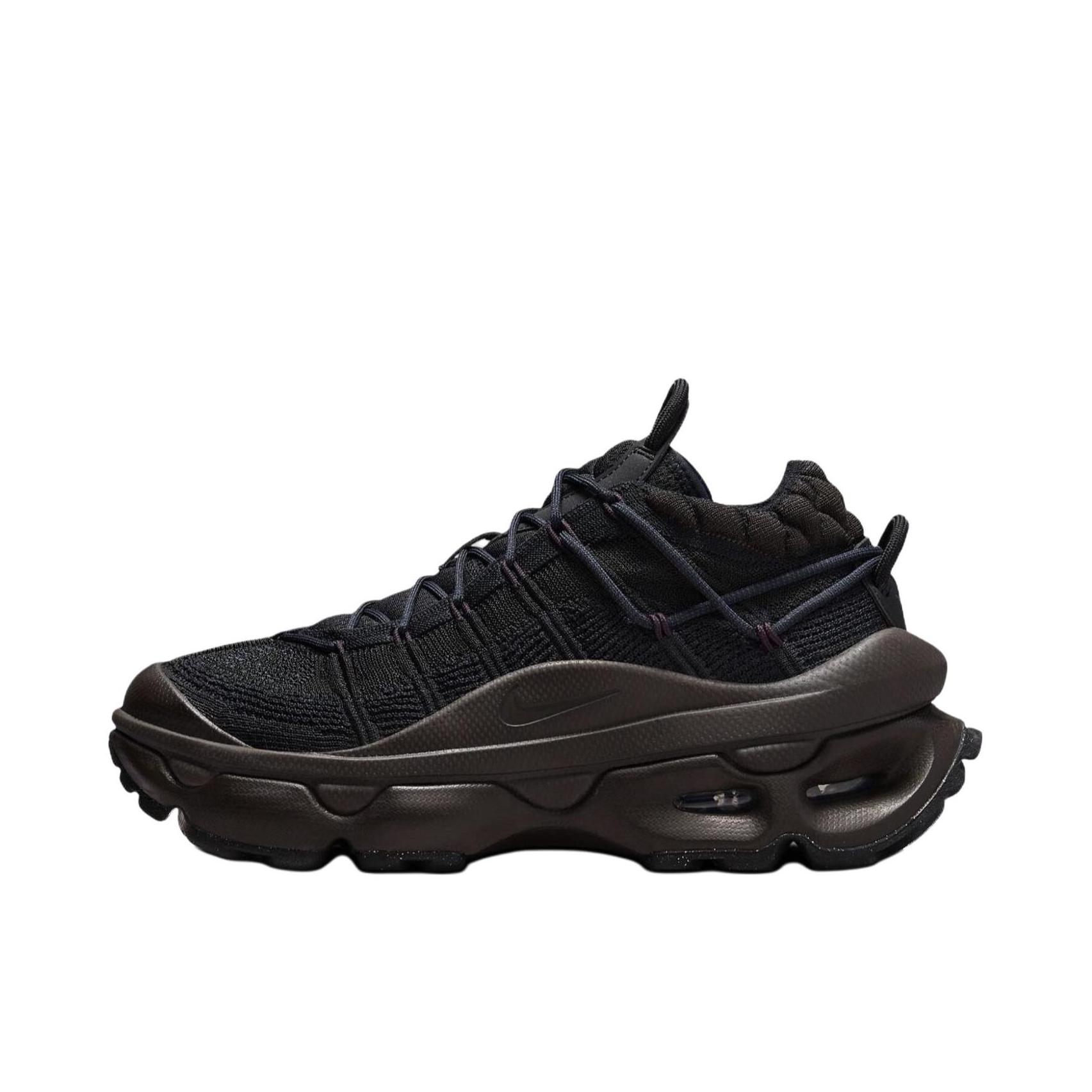 推荐商品：Nike Air Max Flyknit Venture 运动休闲鞋 舒适透气飞织防滑耐磨缓震轻便复古百搭支撑 黑色