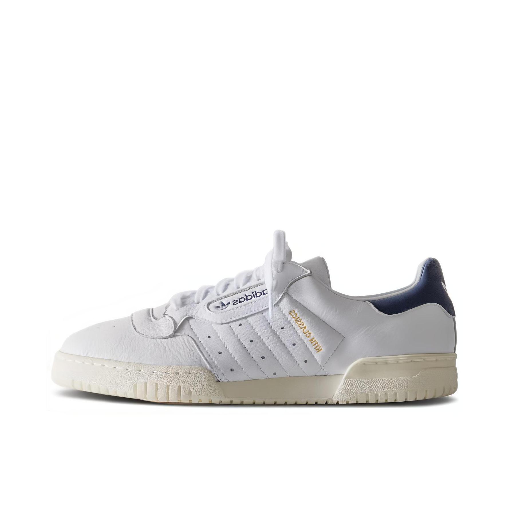 推荐商品：adidas Yeezy Powerphase 板鞋 舒适轻便防滑耐磨复古 KITH联名/白色/灰色