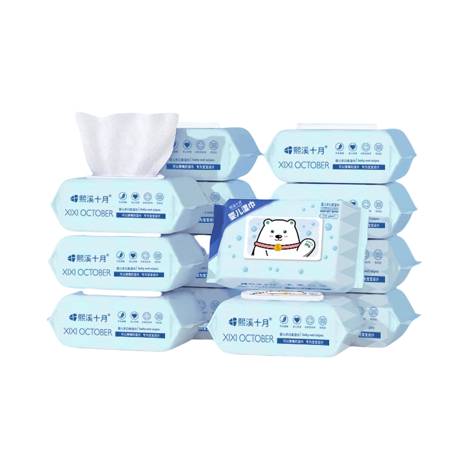 推荐商品：熙溪十月 婴儿手口柔湿巾