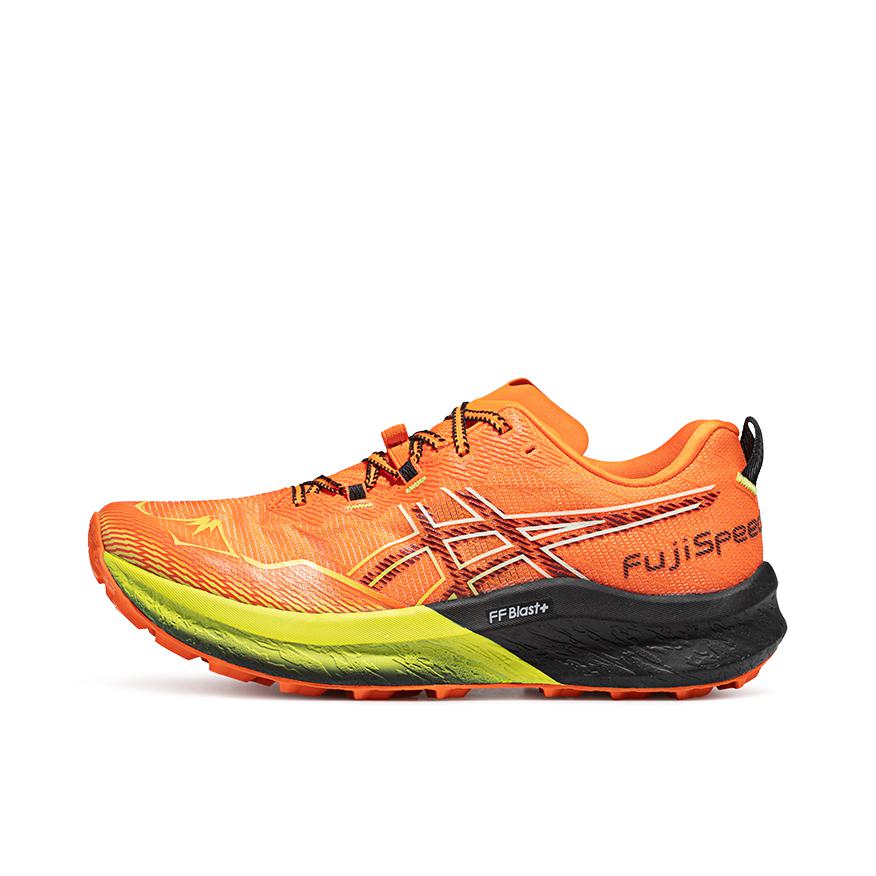 推荐商品：Asics/亚瑟士 Fujispeed 2 跑鞋 碳板防滑耐磨稳定回弹抓地越野透气缓震舒适百搭时尚休闲运动 橙色