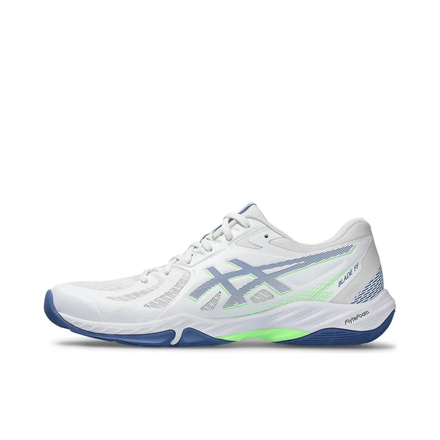 推荐商品：Asics/亚瑟士 刀锋 Blade FF 缓震透气 支撑耐磨舒适 缓冲 训练 羽毛球鞋 白色/蓝色/绿色