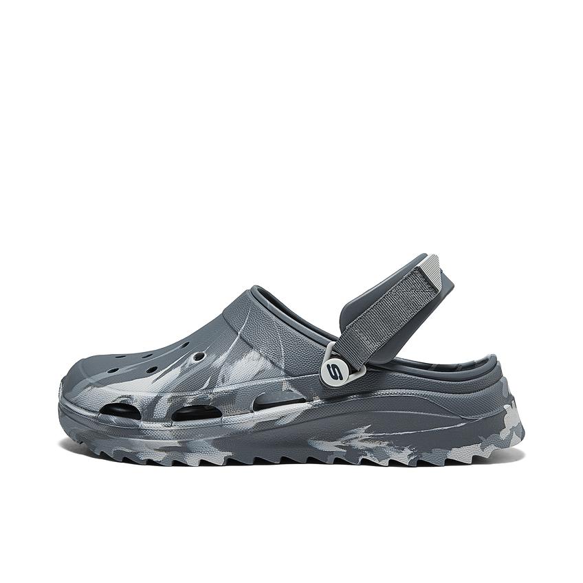 推荐商品：Skechers/斯凯奇 FOAMIES MENS 休闲 轻质 缓震 外穿 凉鞋 炭灰色