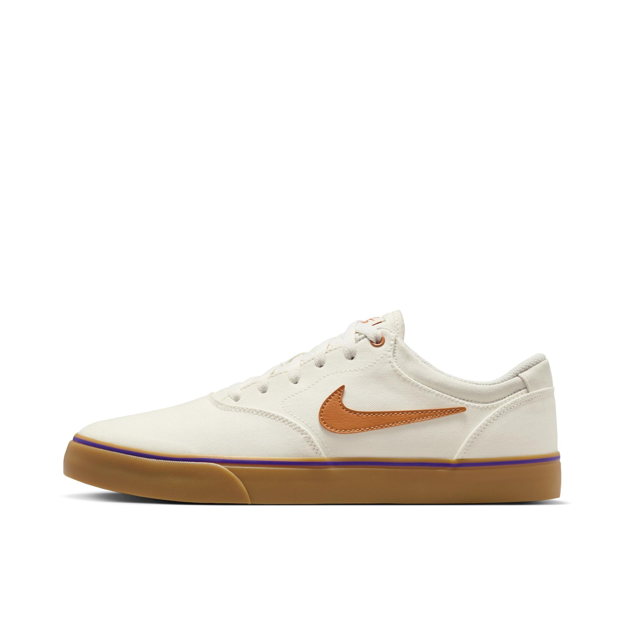 推荐商品：Nike SB Chron 2 薄底鞋 滑板鞋 板鞋 时尚百搭防滑耐磨缓震休闲 白色/棕色