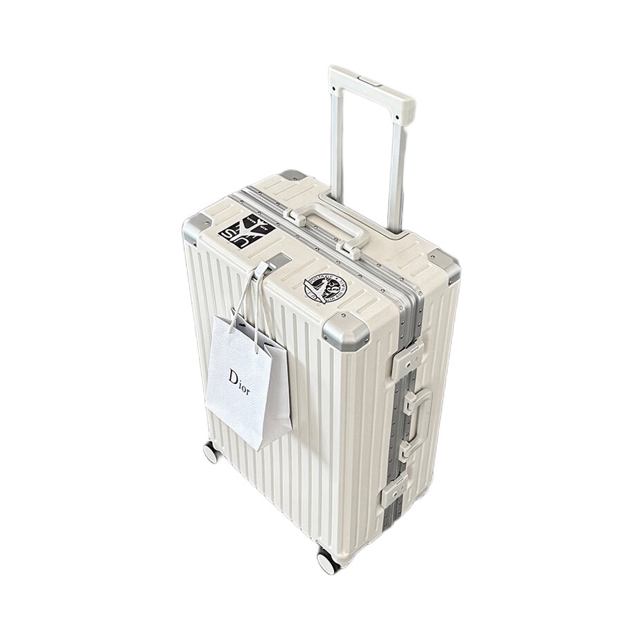 推荐商品：欧遥 抗压防刮铝框大容量PC加厚拉杆密码旅行箱