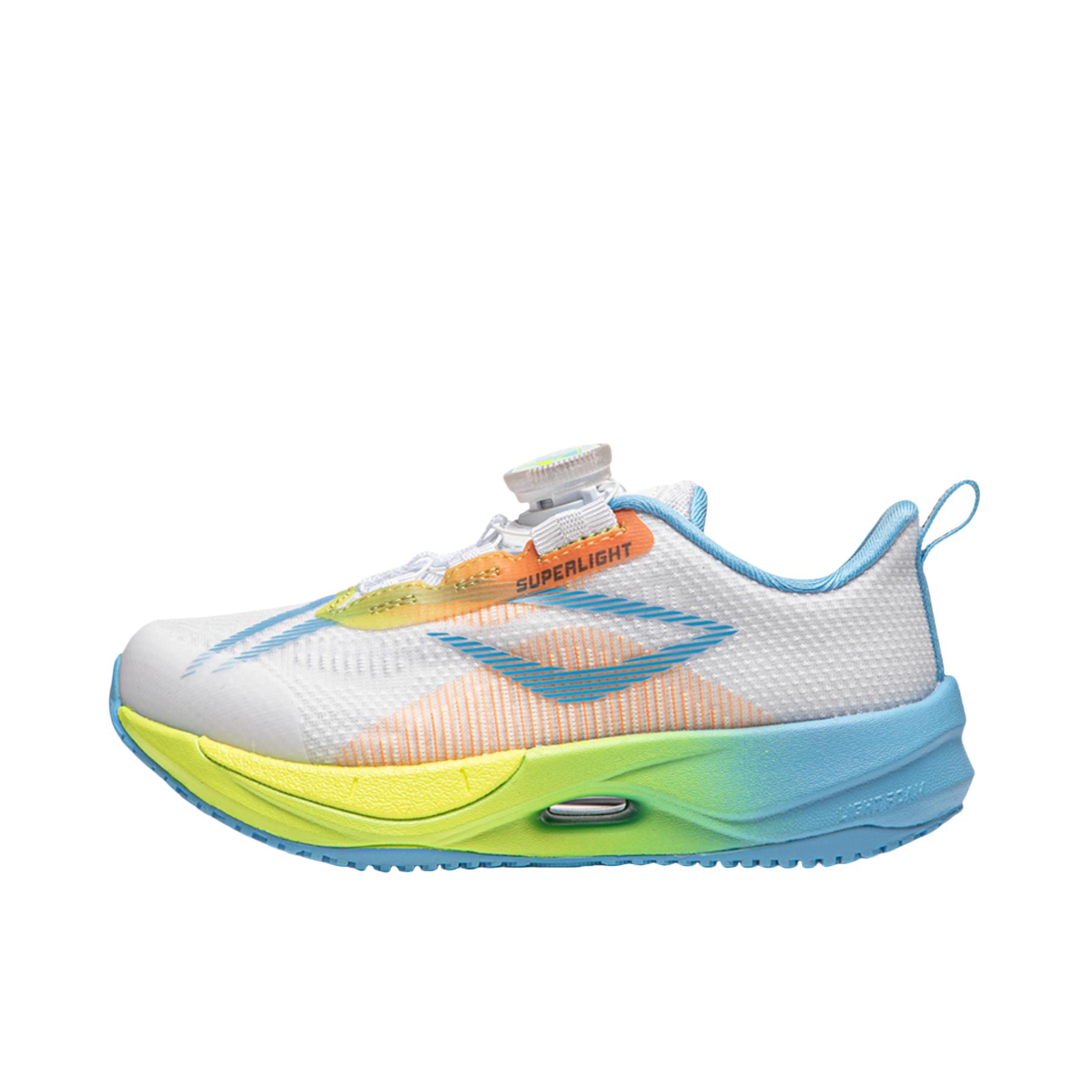 推荐商品：李宁 超轻21 YOUNG 䨻丝 轻质 轻便 运动鞋儿童 YKFU034 大童/标准白/荧光正橘