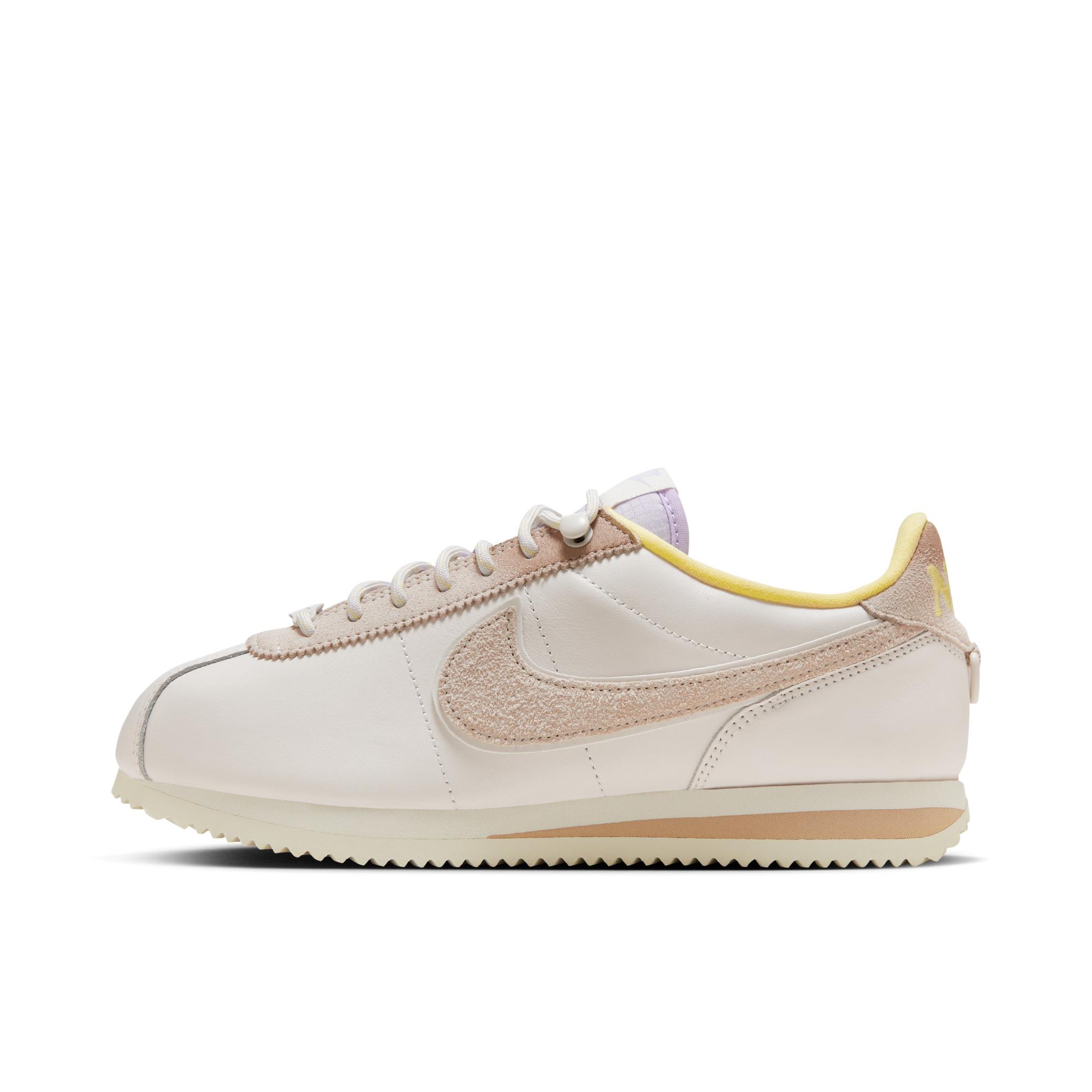 推荐商品：Nike Classic Cortez 阿甘鞋 跑鞋 防滑耐磨缓震透气轻便抓地舒适低帮耐穿贴合 白色/米色/紫色