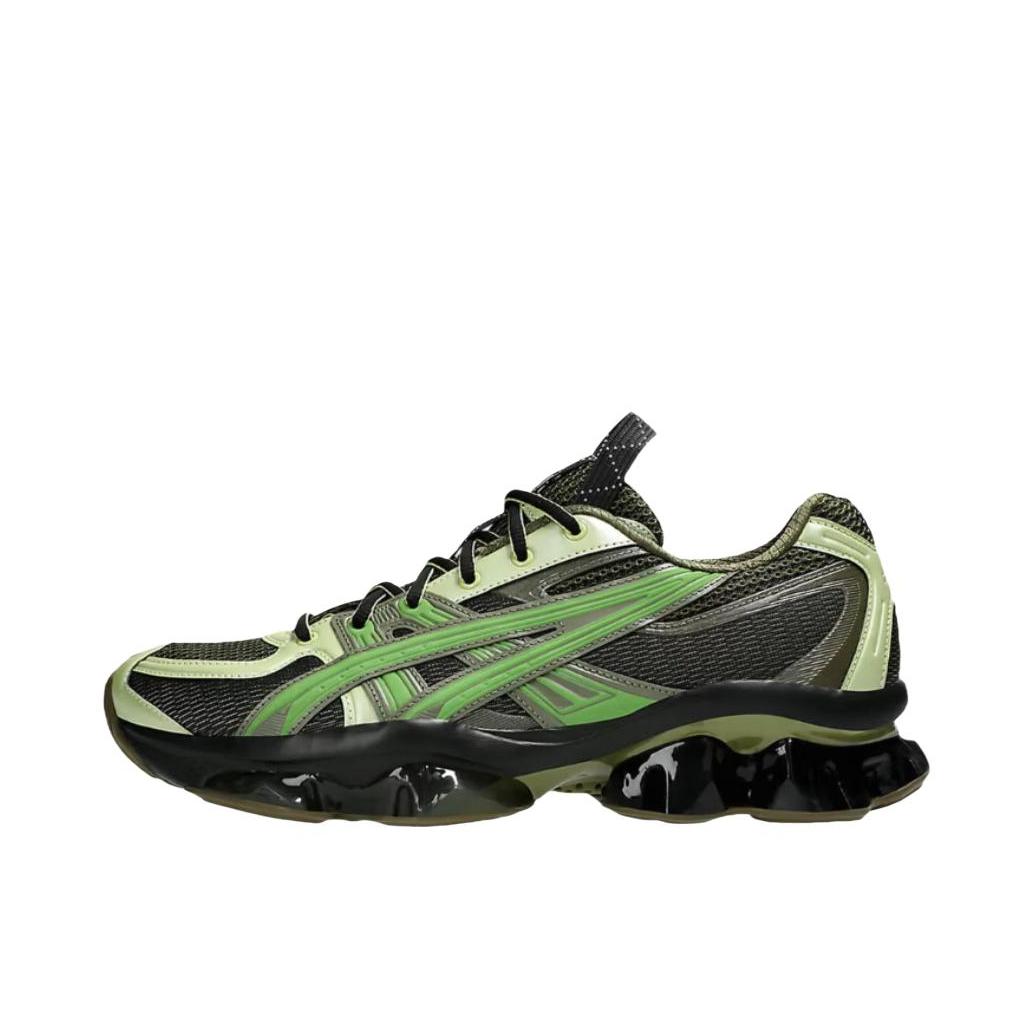 推荐商品：Asics/亚瑟士 Gel-Quantum Kinetic 跑鞋 人造革减震防滑耐磨拼接网面透气圆头合成革复古长跑 KIKO KOSTADINOV联名/绿色