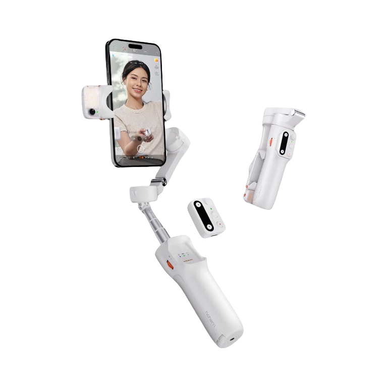 推荐商品：hohem/浩瀚卓越 V3 手机云台 防抖 远程控制 三轴 跟拍 可折叠 内置 自媒体 自拍摄视频 延长