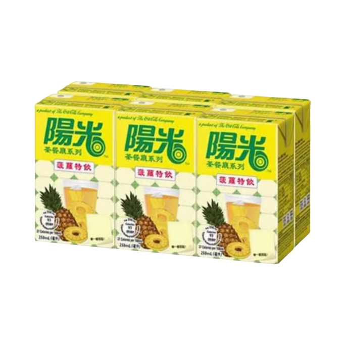 推荐商品：阳光 橙汁饮品 250ml 盒装 菠