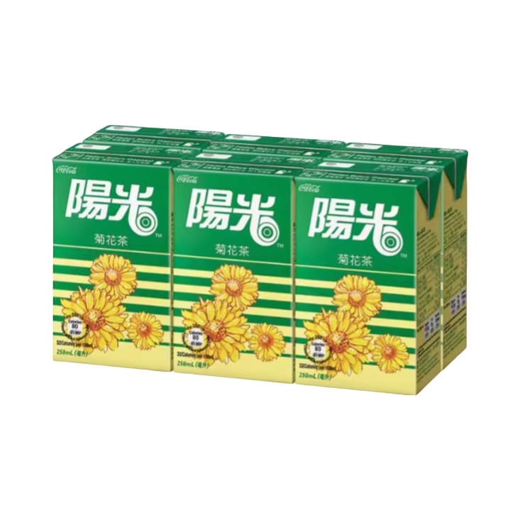 推荐商品：阳光 橙汁饮品 250ml 盒装 菊花茶