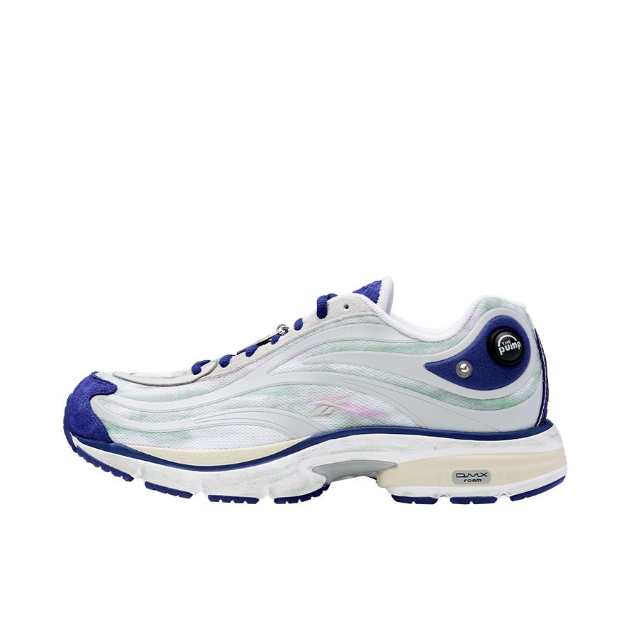 推荐商品：Reebok/锐步 跑鞋 复古耐磨系带透气 RANDOMEVENT联名/白色/蓝色
