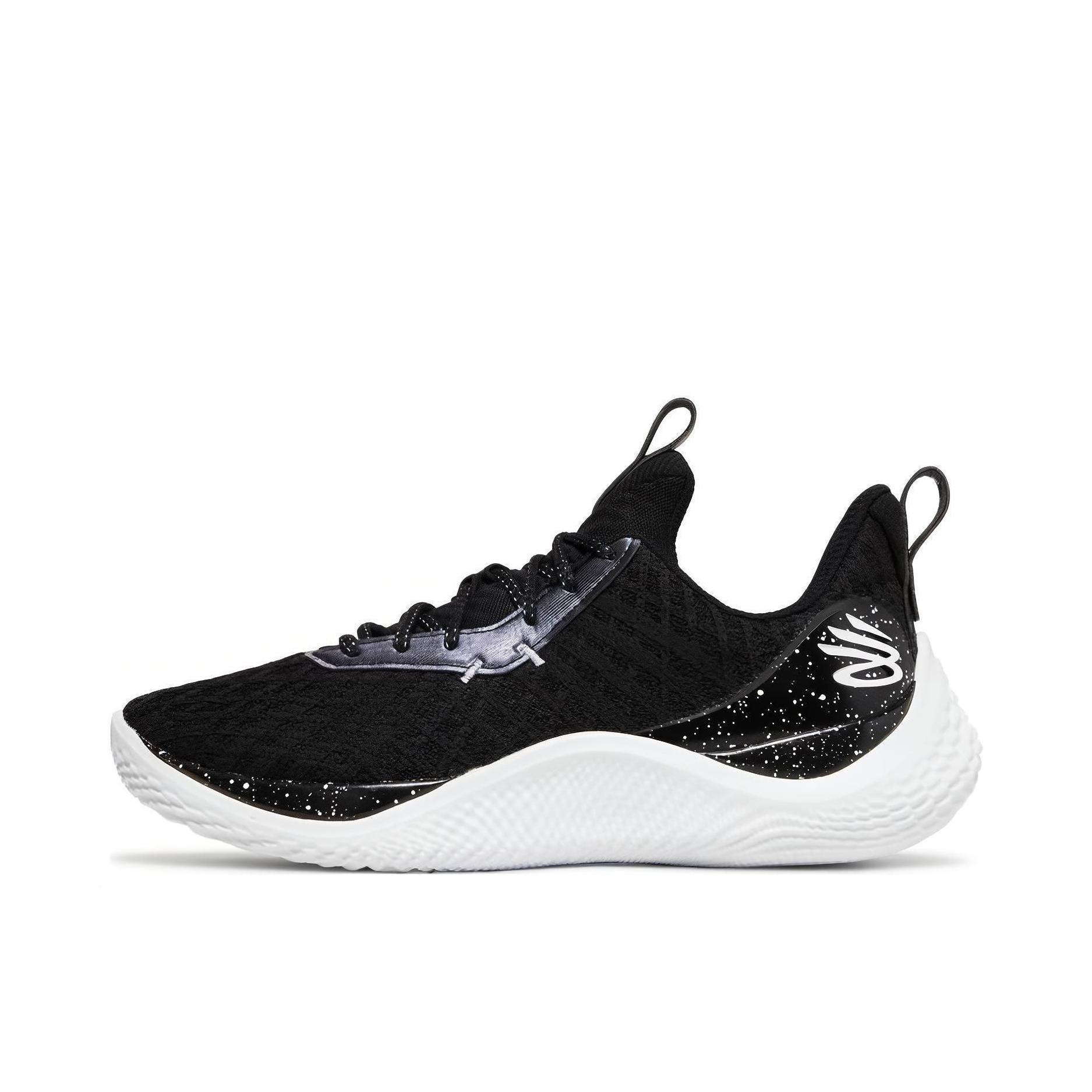 推荐商品：Under Armour/安德玛 Curry 10 实战训练 缓震回弹 防滑耐磨 舒适百搭 篮球鞋 黑色