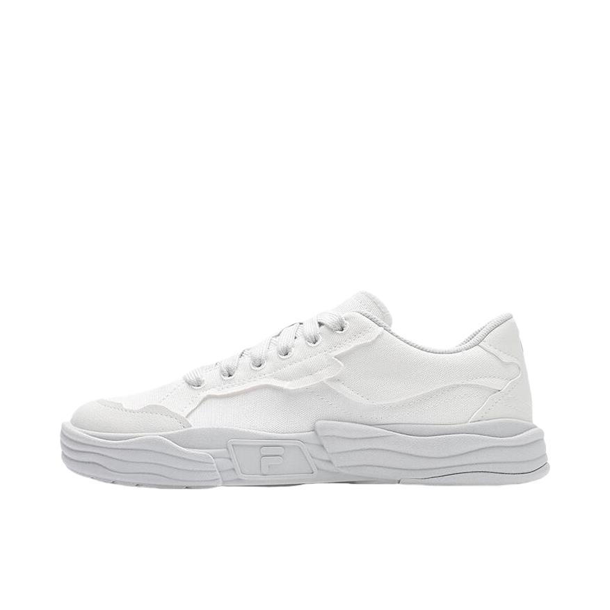 推荐商品：FILA/斐乐 潮牌 POP 2 舒适轻便 耐磨防滑 潮流百搭 休闲 厚底 合成革 场下 织物 轻质 帆布鞋 女款/绯粉色