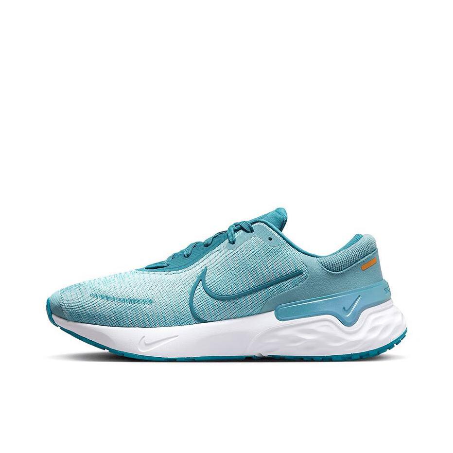 推荐商品：Nike Renew Run 4 跑鞋 缓震防滑耐磨舒适轻便网面透气织物 绿色