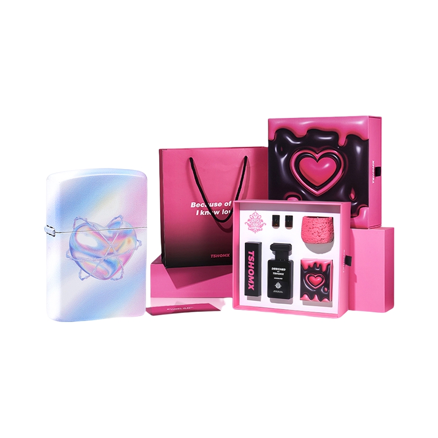 推荐商品：【送礼推荐】TSHOMX 梦泡之吻浪漫可爱耐用防风煤油打火机