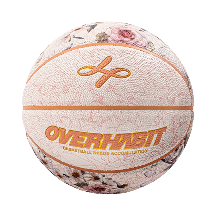 推荐商品：Overhabit/军哥 花开富贵 耐磨 室内外 PU 篮球 LQ07X36