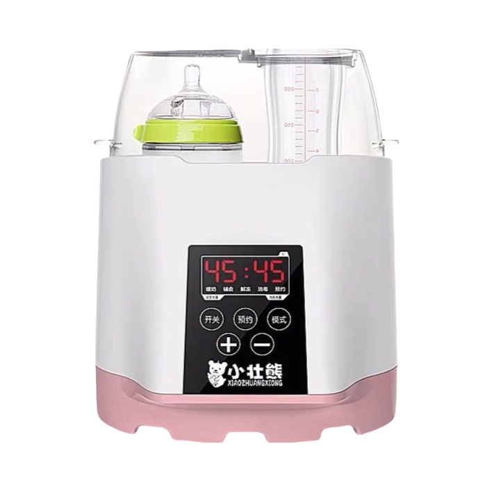 推荐商品：小壮熊 婴儿智能预约温奶器奶瓶消毒器二合一恒温加热奶瓶热奶二合一体