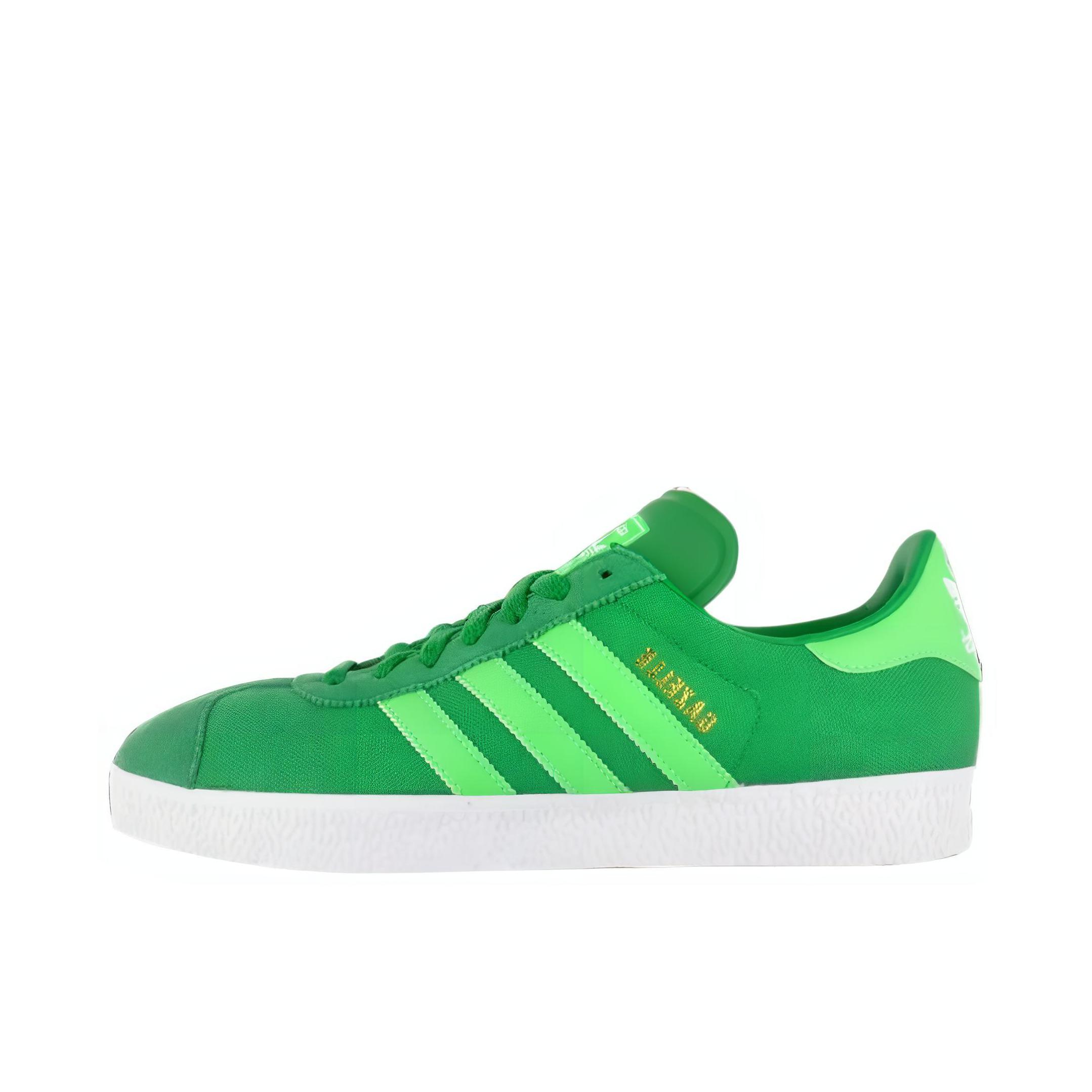 推荐商品：adidas Originals Gazelle II T头鞋 德训鞋 板鞋 轻便舒适防滑耐磨贴合 LimeGreen 草绿