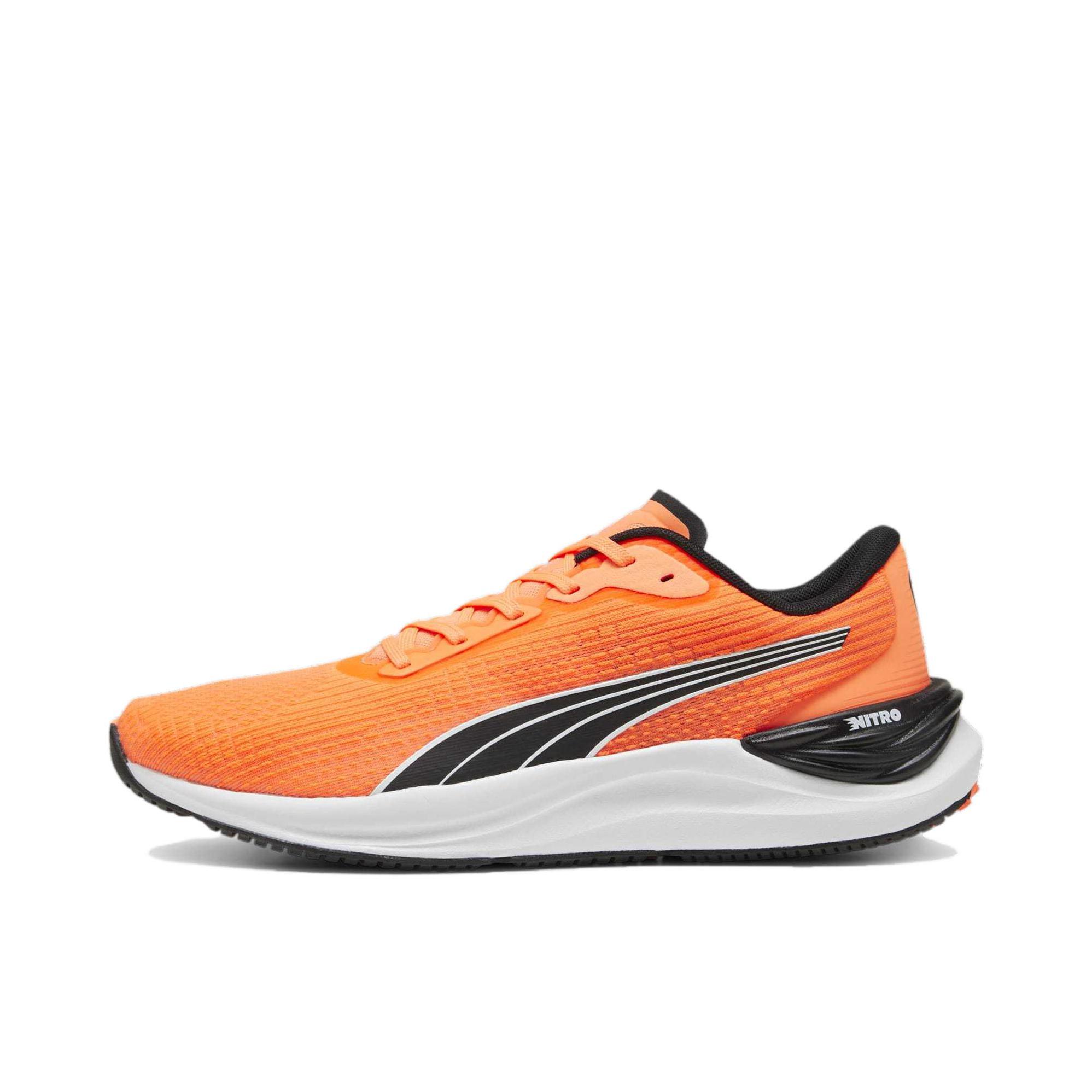推荐商品：Puma/彪马 Electrify Nitro 3 回弹 防滑耐磨 缓震透气 舒适轻便 织物 慢跑 跑鞋 橙色/黑色