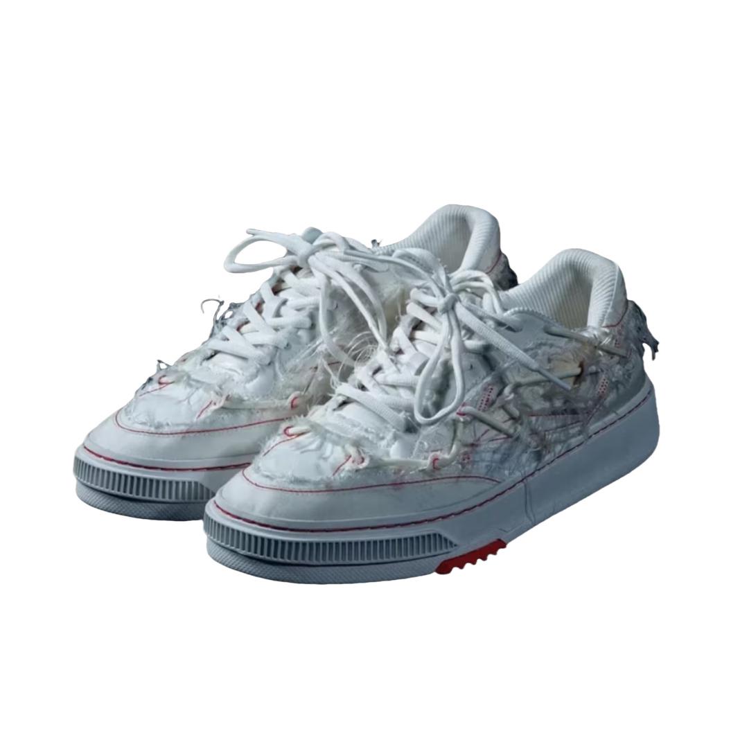 推荐商品：Reebok/锐步 Club C 潮流复古 百搭 舒适轻便 防滑耐磨 运动 T头 板鞋 Kanghyuk 联名/红色/白色