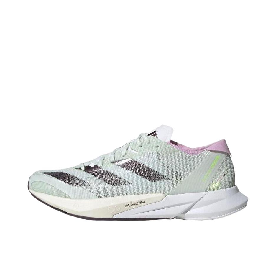 推荐商品：adidas Adizero Adios 8 跑鞋 缓震回弹马拉松 白色/绿色