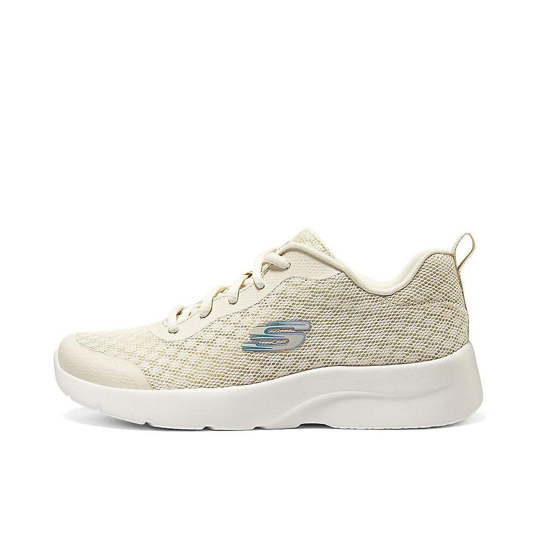 推荐商品：Skechers/斯凯奇 Fashion Sport 减震耐磨 网面透气 舒适 软底 轻质 网布 慢跑 运动休闲鞋 女款/米色