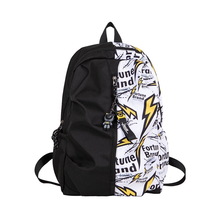 推荐商品：LEXI/乐惜 牛津布休闲初中高中生学生多功能大容量背包双肩包