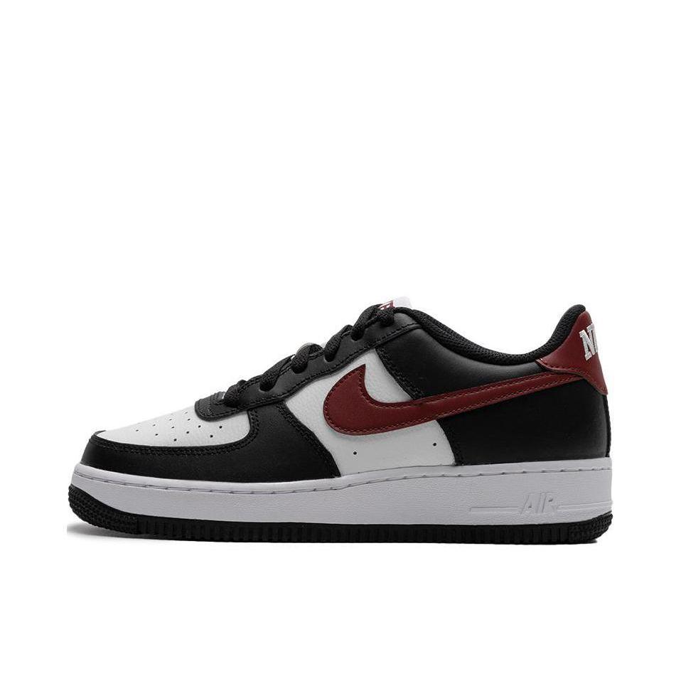 推荐商品：Nike Air Force 1 空军一号 板鞋 轻便舒适百搭耐磨防滑复古 GS/黑色/白色/酒红色