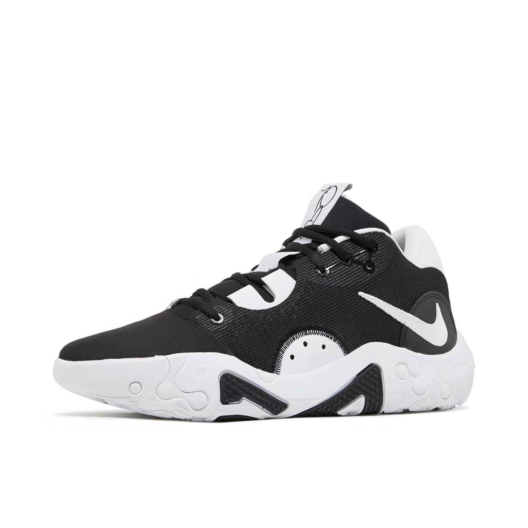 推荐商品：Nike Paul George PG 6 保罗乔治6代 包裹缓震 实战透气支撑 篮球鞋 黑色/白色