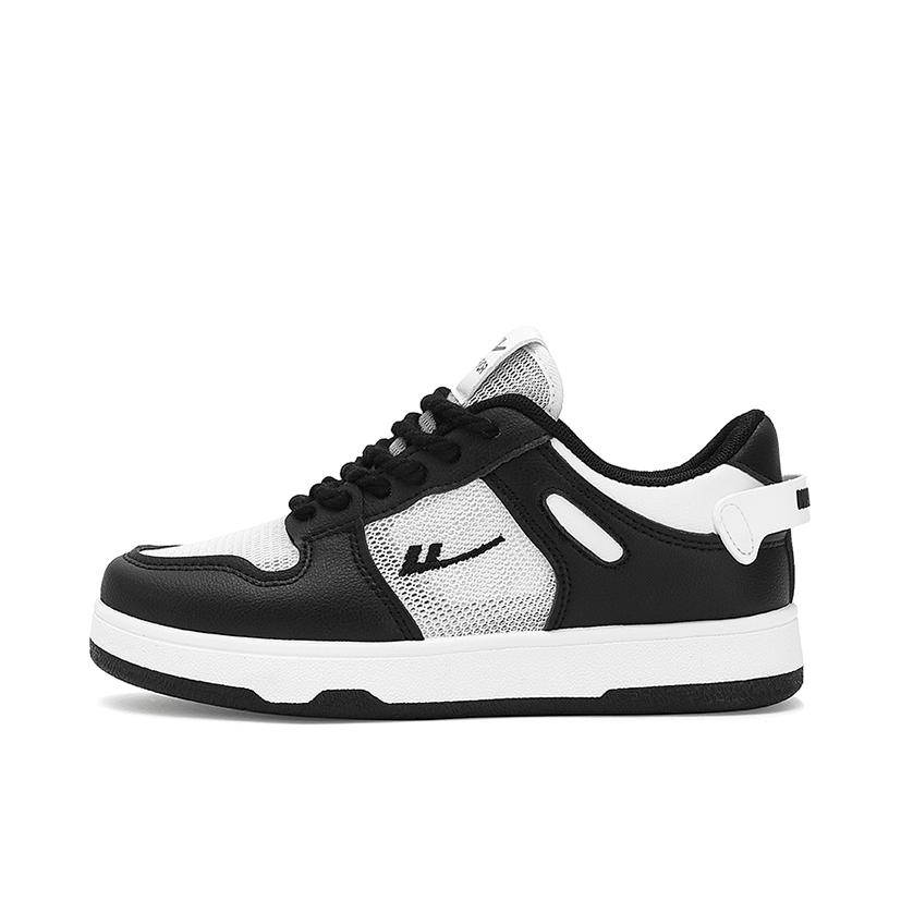 推荐商品：回力 网面透气 轻便耐磨 增高 复古百搭 板鞋 WXY(S)-0419M02 白色/黑色