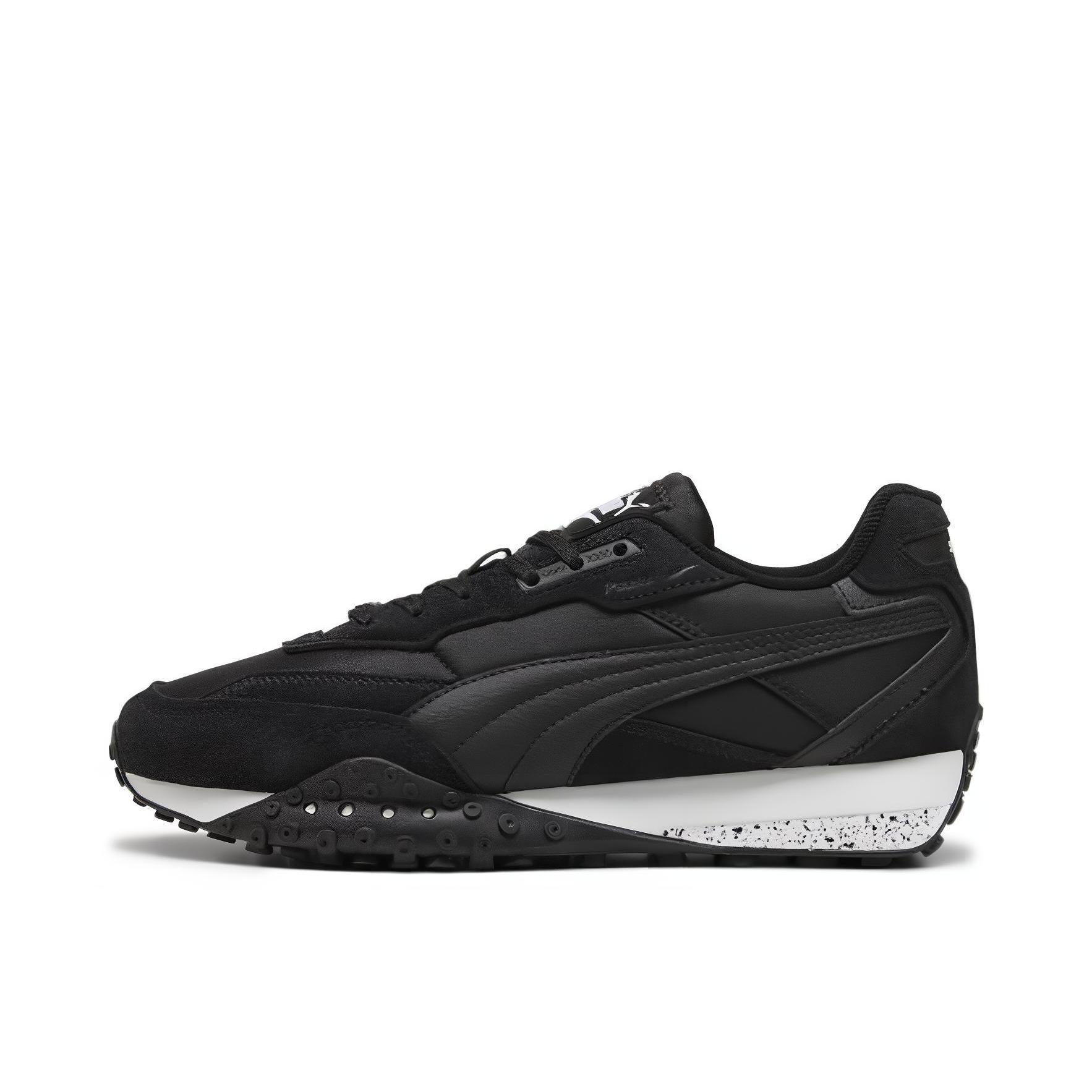 推荐商品：Puma/彪马 Blacktop Rider 运动休闲鞋 舒适减震防滑耐磨复古简约 黑色