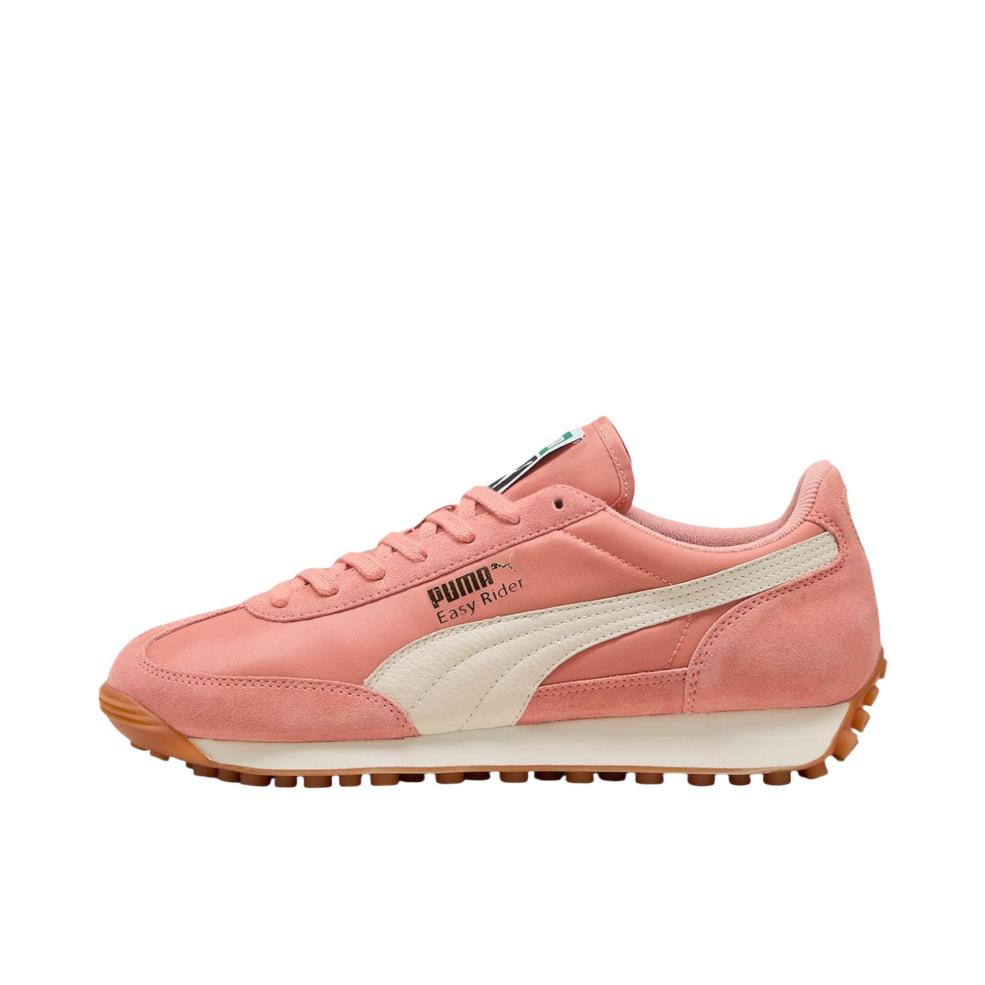 推荐商品：Puma/彪马 Easy Rider 防滑耐磨 减震 复古 轻便舒适 T头鞋 德训鞋 运动休闲鞋 浅粉色/白色