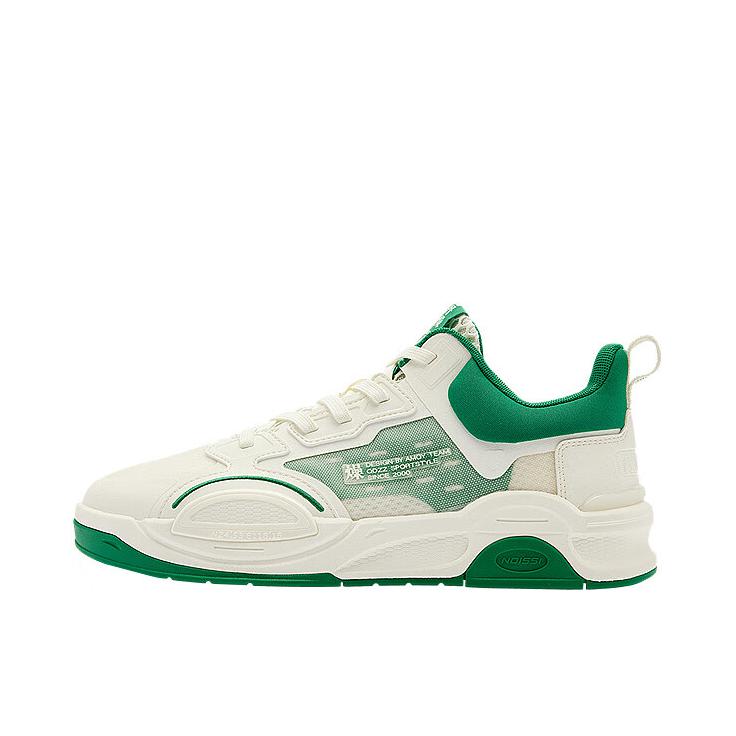 推荐商品：乔丹体育 舒适耐磨 轻便 网面透气 板鞋 KM23240503 象牙色/漫野绿