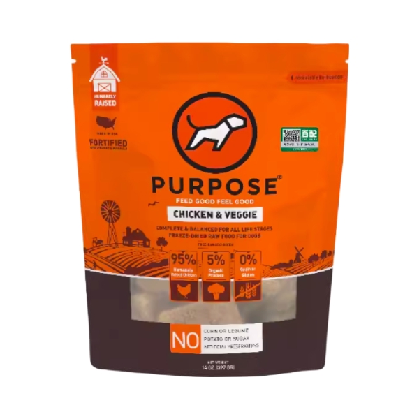 推荐商品：PURPOSE 鸡肉味狗狗冻干肉饼补充营养增肥发腮