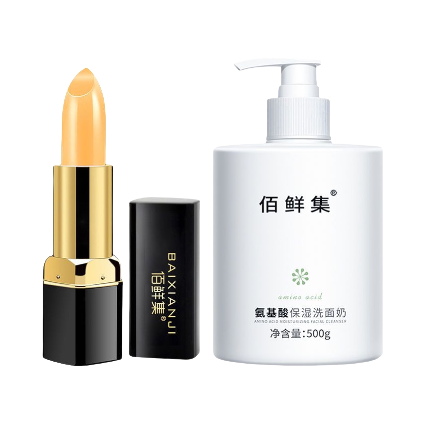 推荐商品：佰鲜集 樱桃变色口红彩妆套装