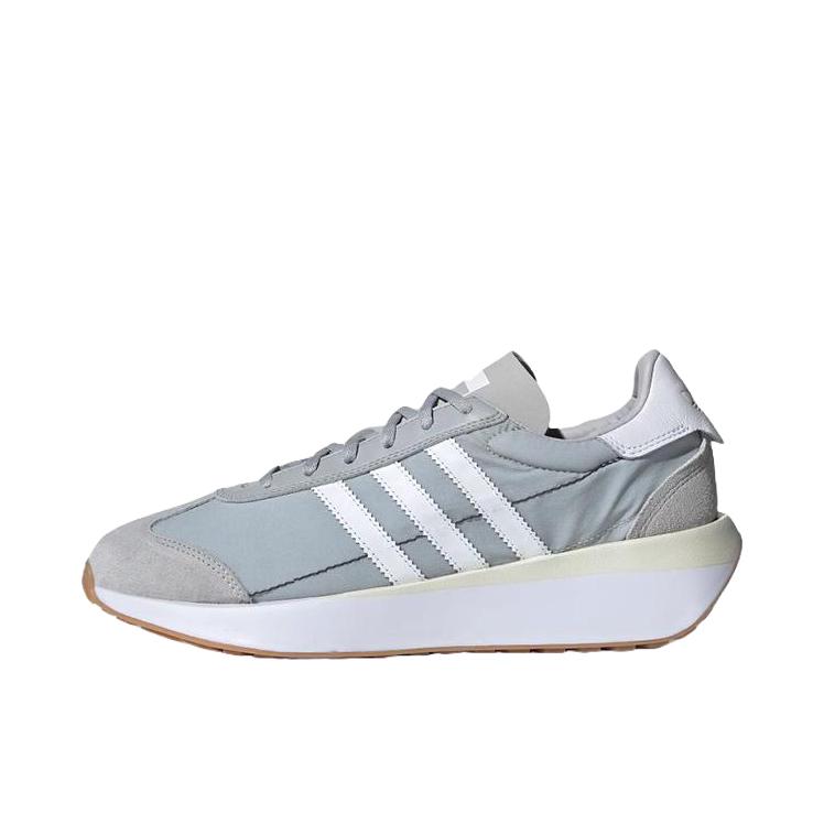 推荐商品：adidas Originals Country Xlg T头鞋 德训鞋 运动休闲鞋 复古防滑耐磨轻便舒适透气绒面革  浅灰色/白色