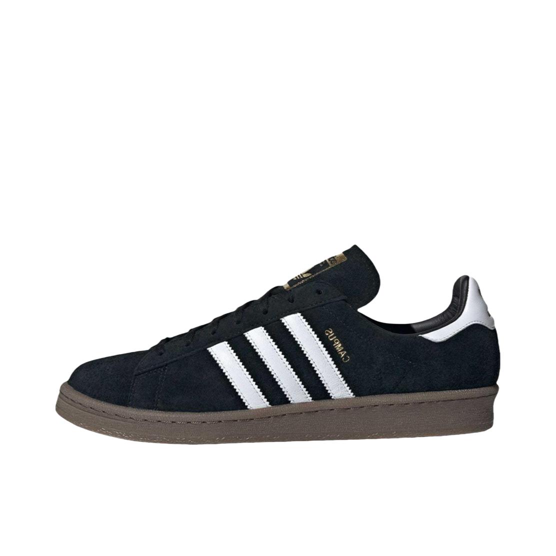 推荐商品：adidas originals Campus 80s 板鞋 复古减震透气防滑轻便休闲舒适耐磨低帮时尚潮流 黑色/金色/白色