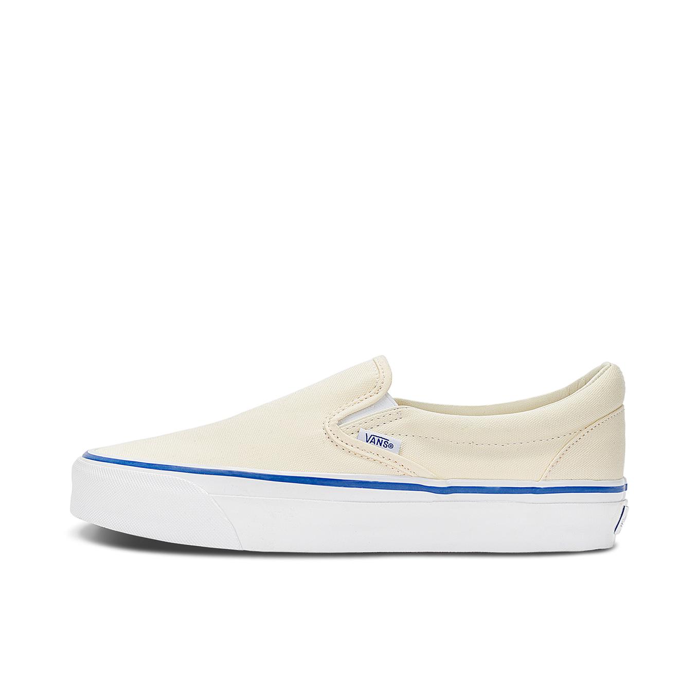 推荐商品：Vans/范斯 Classic Slip-on 防滑 简约 棋盘格 一脚蹬 百搭 休闲 帆布鞋 米色/蓝色/白色
