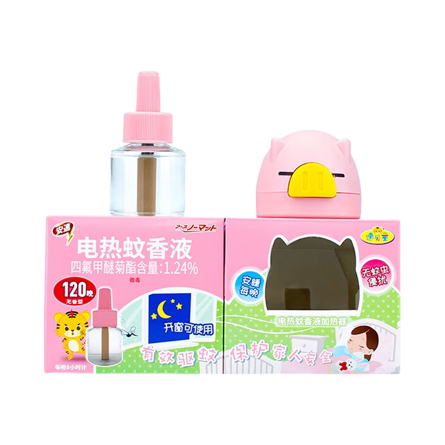 推荐商品：安速 速贝童 1.24%驱蚊酯 电热蚊香液
