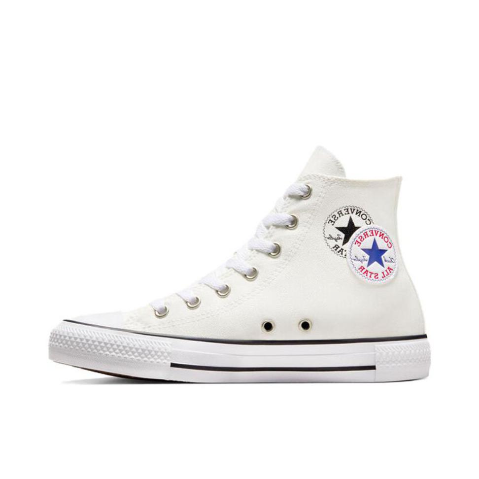推荐商品：Converse/匡威 Chuck Taylor All Star 帆布鞋 常青款轻便防滑耐磨百搭复古圆头减震贴合高帮 大童/白色