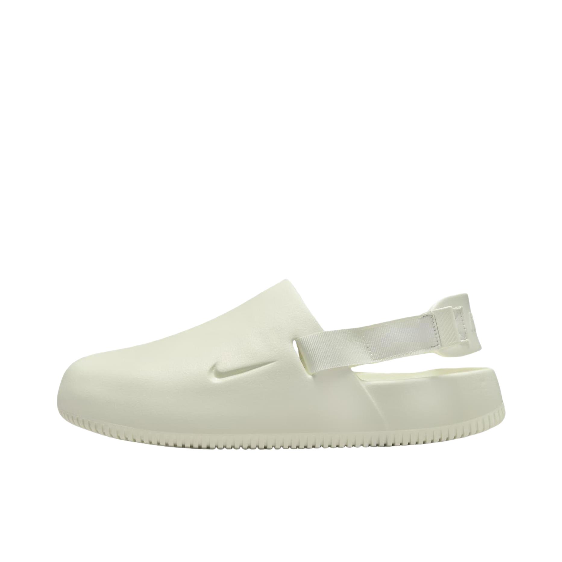 推荐商品：Nike Calm Mule 舒适百搭 防滑耐磨 增高包头 轻便透气 橡胶底 休闲 抓地 回弹 凉鞋 米色