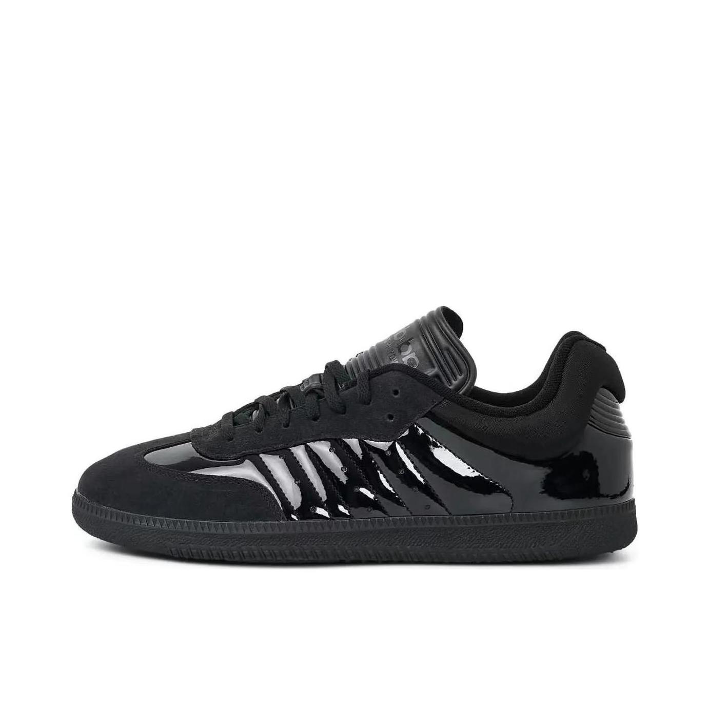 推荐商品：adidas Originals Samba OG T头鞋 板鞋 经典复古舒适百搭耐磨合成革圆头薄底贴合 亮黑色